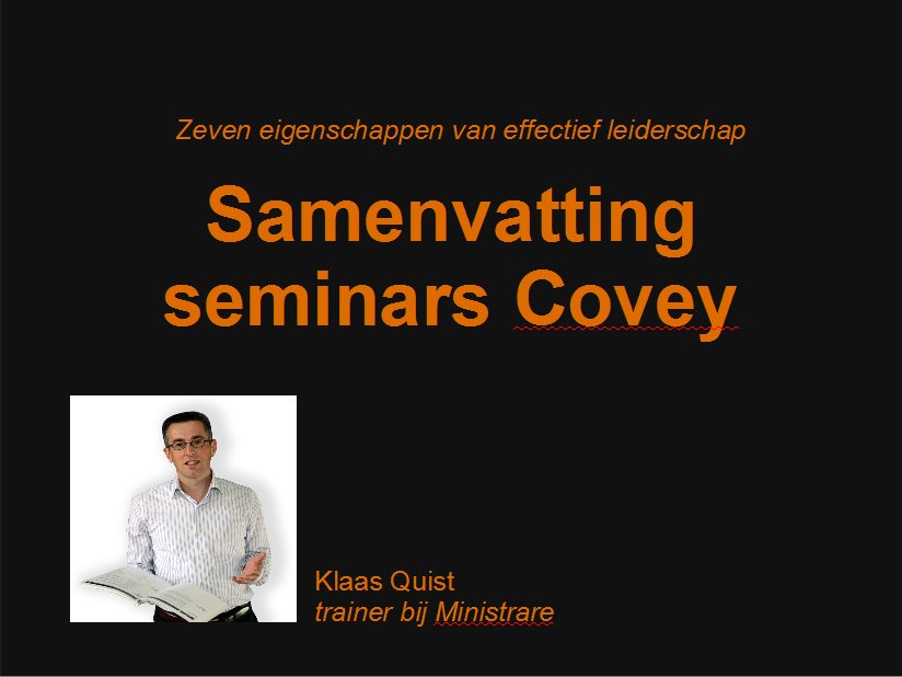 seminar Covey